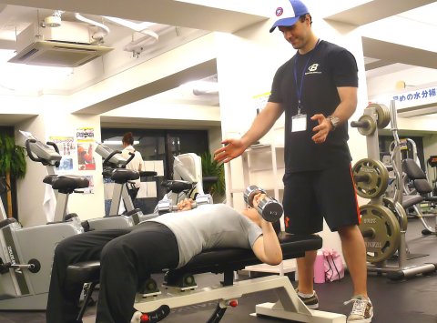 実際の個別トレーニング風景